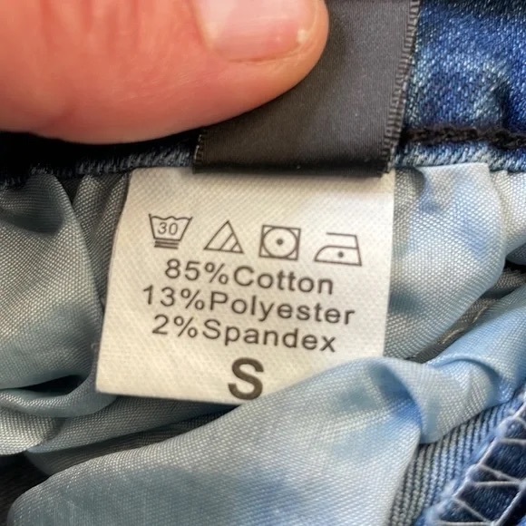 SHEIN High Rise Blue Jeans for Women - Picture 3 of 12